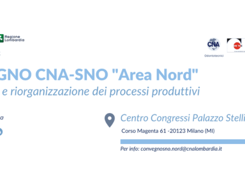Convegno CNA-SNO Odontotecnici Area Nord: Innovazione e Riorganizzazione dei Processi Produttivi. Milano 17 giugno